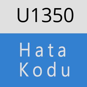 U1350 hatasi