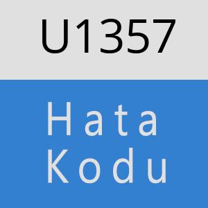 U1357 hatasi