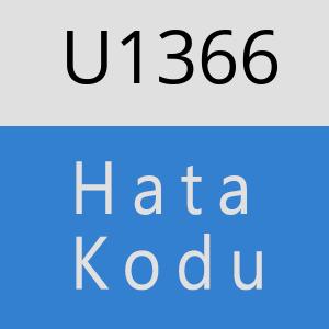 U1366 hatasi