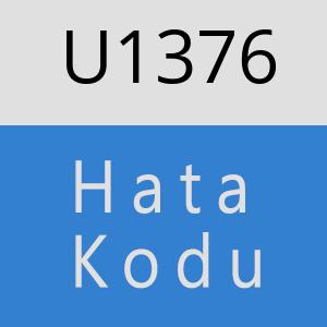 U1376 hatasi