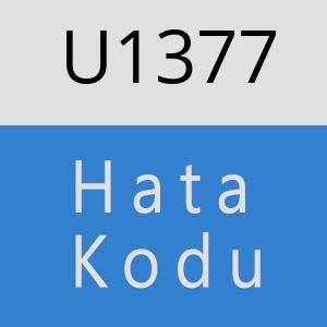 U1377 hatasi