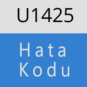 U1425 hatasi