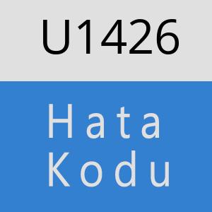 U1426 hatasi