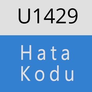 U1429 hatasi