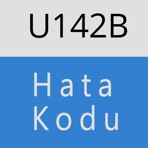 U142B hatasi