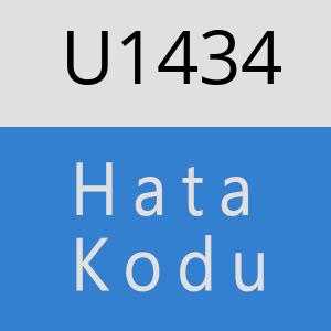 U1434 hatasi