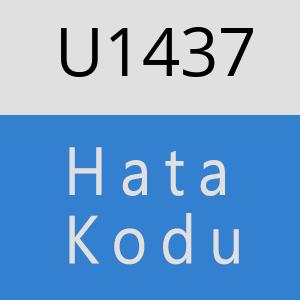 U1437 hatasi