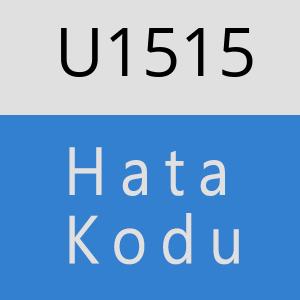 U1515 hatasi