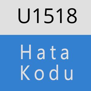 U1518 hatasi