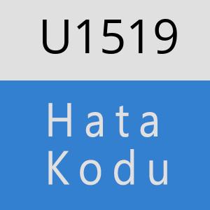 U1519 hatasi