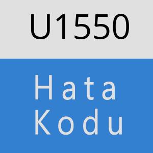 U1550 hatasi