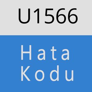 U1566 hatasi