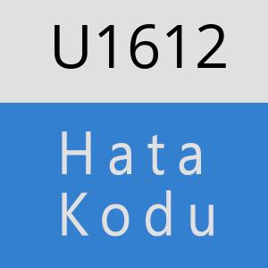 U1612 hatasi