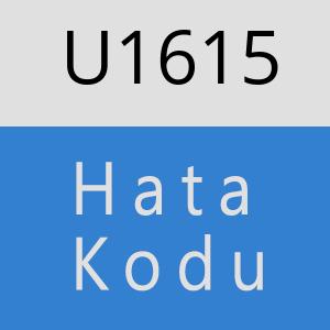 U1615 hatasi