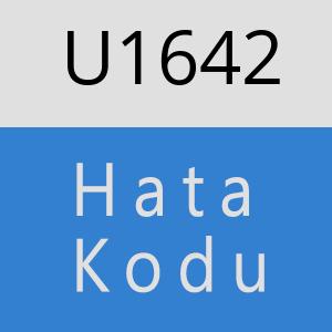 U1642 hatasi