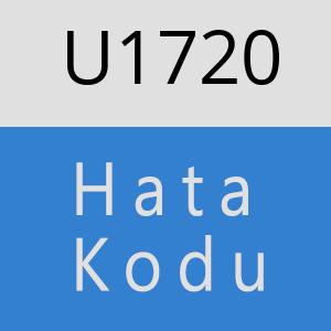 U1720 hatasi