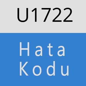 U1722 hatasi