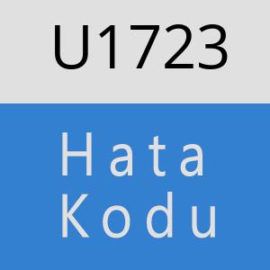 U1723 hatasi