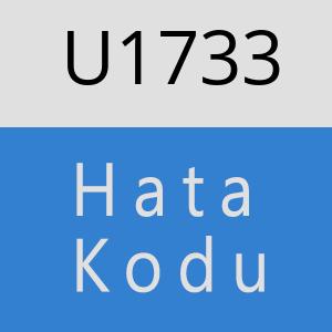 U1733 hatasi