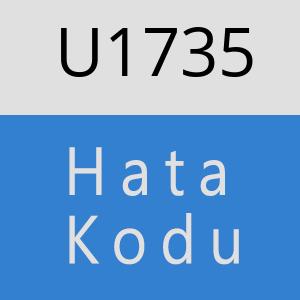 U1735 hatasi