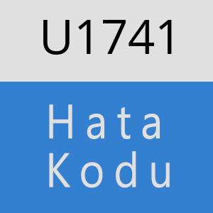 U1741 hatasi