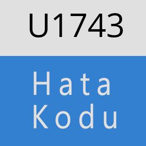 U1743 hatasi