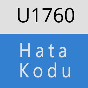 U1760 hatasi