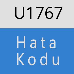 U1767 hatasi