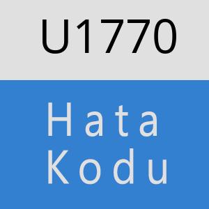 U1770 hatasi