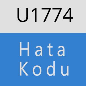 U1774 hatasi