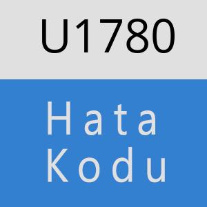 U1780 hatasi