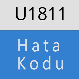 U1811 hatasi