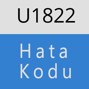 U1822 hatasi