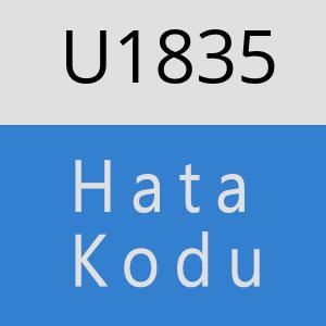 U1835 hatasi