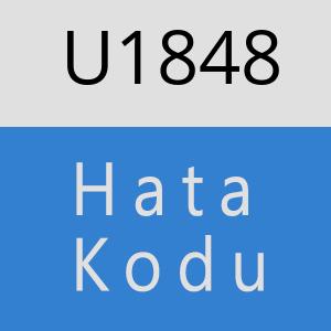 U1848 hatasi