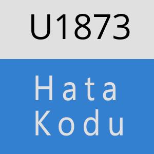 U1873 hatasi