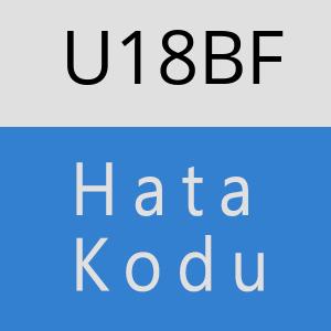 U18BF hatasi