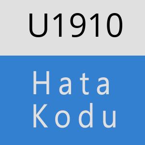 U1910 hatasi