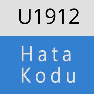 U1912 hatasi