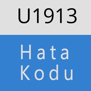 U1913 hatasi