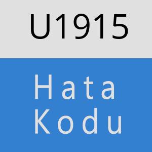 U1915 hatasi