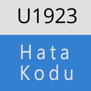 U1923 hatasi