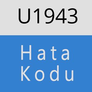 U1943 hatasi