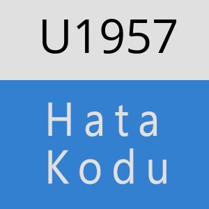 U1957 hatasi