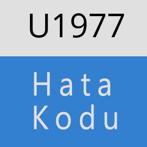 U1977 hatasi