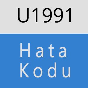 U1991 hatasi