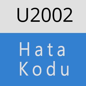 U2002 hatasi