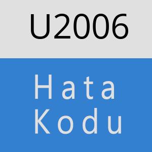 U2006 hatasi