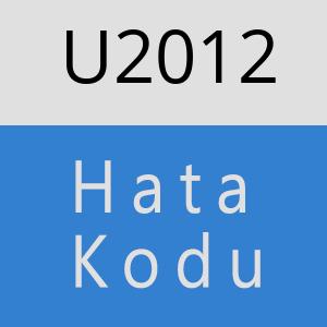 U2012 hatasi