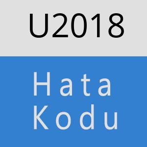 U2018 hatasi